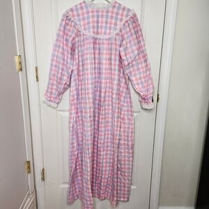 Lanz Of Salzburg Long Flannel Pajamas Size Medium